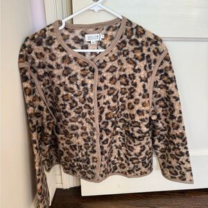 Molly Bracken Animal Print Sweater